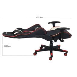 RayGar RG-MAX Gaming Chair High Back, Padding, Adjustable Height & Arms in Red - Size: 1 Pack - thumbnail 7