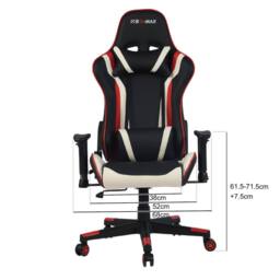 RayGar RG-MAX Gaming Chair High Back, Padding, Adjustable Height & Arms in Red - Size: 1 Pack - thumbnail 5