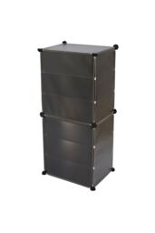 Living and Home 6-Layer Shoes Cabinet Shoe Storage Organizer for Entryway in Dark Grey - thumbnail 5
