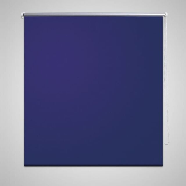 Berkfield Home Roller Blind Blackout 140 x 175 cm Marine in Blue - image 1