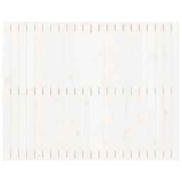 Berkfield Home Wall Headboard White 140x3x110 cm Solid Wood Pine - Size: 140 x 3 x 110 cm - thumbnail 4