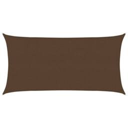 Berkfield Home Sunshade Sail 160 g/m ² Brown 2.5x4.5 m HDPE - thumbnail 2