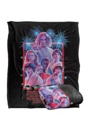 Stranger Things Season 3 July 4Th Super Soft Throw Blanket 152x127 Cm - thumbnail 2