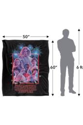 Stranger Things Season 3 July 4Th Super Soft Throw Blanket 152x127 Cm - thumbnail 5
