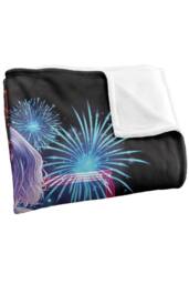 Stranger Things Season 3 July 4Th Super Soft Throw Blanket 152x127 Cm - thumbnail 3