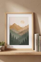 Living and Home 5-Piece Photo Frame Set in Natural - thumbnail 2