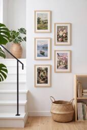 Living and Home 5-Piece Photo Frame Set in Natural - thumbnail 3