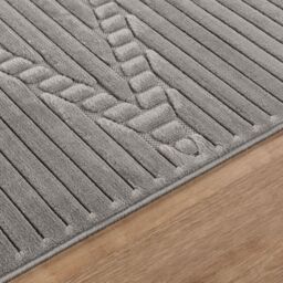 Livabliss Le Mans-Modern Beige Grey White 3D High & Low Pile Textured In- & Outdoor Rug - Size: 120 cm x 170 cm - thumbnail 3
