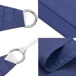 Berkfield Home Sunshade Sail Oxford Fabric Rectangular 3.5x5 m Blue - thumbnail 8