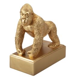 VFM e-Store Ape Money Box Man Cave Décor Fun Ideal Accessories Home Bar 16cm Gold - thumbnail 1