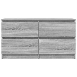 Berkfield Home TV Cabinet Grey Sonoma 100x35x54 cm Engineered Wood - Size: 100 x 35 x 54 cm - thumbnail 6