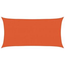 Berkfield Home Sunshade Sail 160 g/m¬≤ Orange 2.5x5 m HDPE - thumbnail 2