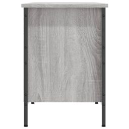 Berkfield Home Shoe Cabinet Grey Sonoma 131x35x50 cm Engineered Wood - Size: 131 x 35 x 50 cm - thumbnail 5