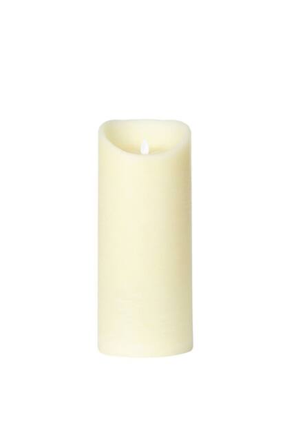 KDMD Moving Flame LED Candle 12.5 x 30cm in Cream - Size: 12.5 x 30 cm - image 1