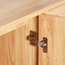 Wyld and Coco Sideboard - Light Wood with Black Metal Base in Brown - thumbnail 8