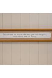 KDMD Stylish Rectangle Wooden Sign for Living Spaces in Brown - thumbnail 5