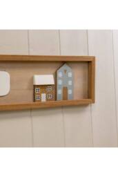 KDMD Stylish Rectangle Wooden Sign for Living Spaces in Brown - thumbnail 3