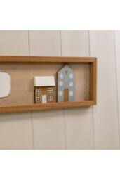 KDMD Stylish Rectangle Wooden Sign for Living Spaces in Brown - thumbnail 4