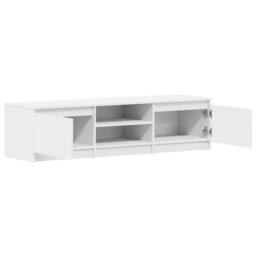 Berkfield Home TV Cabinet White 140x40x35.5 cm Engineered Wood - thumbnail 5
