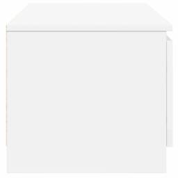 Berkfield Home TV Cabinet White 140x40x35.5 cm Engineered Wood - thumbnail 7