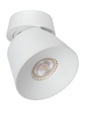 Lucide 'TRIGONO' Dimmable Stylish Tiltable Indoor Ceiling Spotlight 1xGU10 in White - thumbnail 2