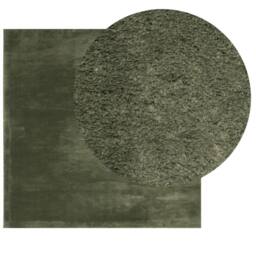 Berkfield Home Rug HUARTE Short Pile Soft & Washable Forest Green 120x120 cm - Size: Medium - thumbnail 3