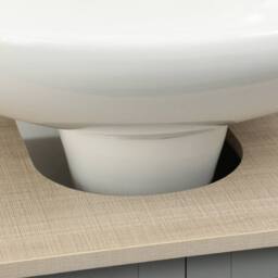 Wyld Haus Rola Grey Under Sink Vanity Cabinet with Adjustable Internal Shelf - thumbnail 8