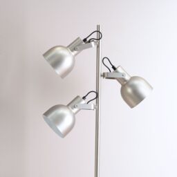 ValueLights Albie 3 Way Adjustable Directional Floor Lamp in Silver - thumbnail 3