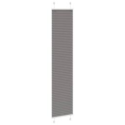 Berkfield Home Pleated Blind Anthracite 50x200 cm Fabric Width 49.4 cm Polyester in Dark Grey - thumbnail 1