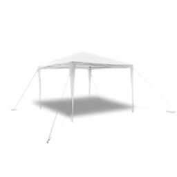 Berkfield Home 3 x 3m Pyramid-Roof Garden Gazebo Pavilion in White - thumbnail 2