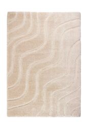 Origin Soft Carved Wave Cream in Natural - Size: 160 cm x 230 cm - thumbnail 3