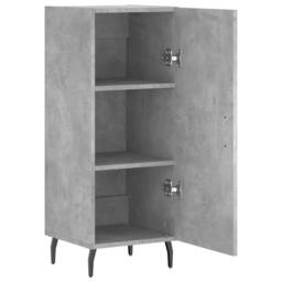 Berkfield Home Sideboard Concrete Grey 34.5x34x90 cm Engineered Wood - thumbnail 5
