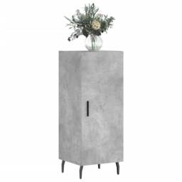 Berkfield Home Sideboard Concrete Grey 34.5x34x90 cm Engineered Wood - thumbnail 3