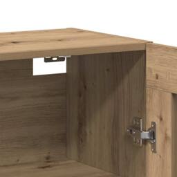 Berkfield Home Wall Mounted Cabinets 2 pcs Artisan Oak 69.5x34x90 cm Engineered Wood in Brown - thumbnail 8