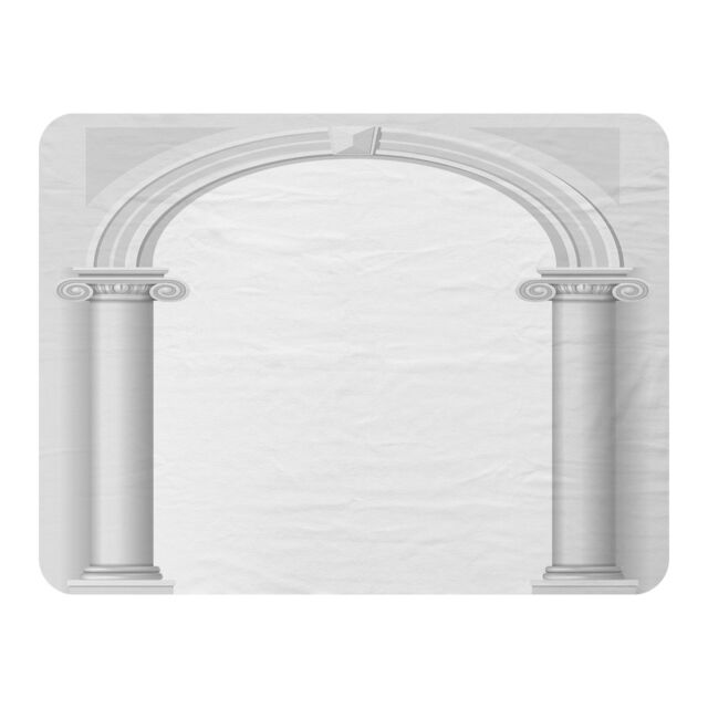 Benjamin Tate Design Colums Blanket in Natural - Size: 120 cm x 150 cm - image 1