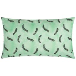 Wylder Daisy Fields Printed Outdoor Cushion in Mint - Size: 30 cm x 50 cm - thumbnail 3