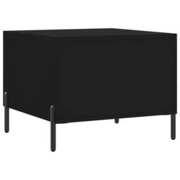 Berkfield Home Decorative Coffee Table Black 50x50x40 cm Engineered Wood - Size: 50 x 50 x 40 cm - thumbnail 8