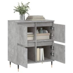 Berkfield Home Sideboard Concrete Grey 60x35x70 cm Engineered Wood - Size: 60 x 35 x 70 cm - thumbnail 4