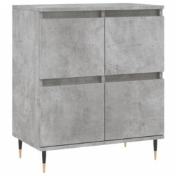 Berkfield Home Sideboard Concrete Grey 60x35x70 cm Engineered Wood - Size: 60 x 35 x 70 cm - thumbnail 2