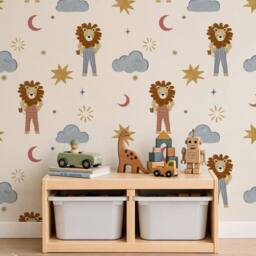 Arthouse Leo Cream & Multi Wallpaper - thumbnail 3