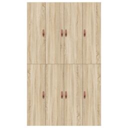 Berkfield Home Storage Bed Frame Sonoma Oak 120x190 cm in Beige - thumbnail 9