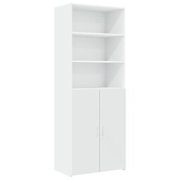 Berkfield Home Storage Cabinet White 70x42.5x225 cm Engineered Wood - thumbnail 6