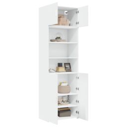 Berkfield Home Storage Cabinet White 70x42.5x225 cm Engineered Wood - thumbnail 3