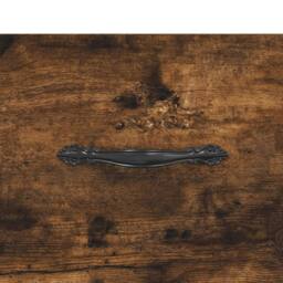 Berkfield Home Sideboard Smoked Oak 69.5x34x90 cm Engineered Wood in Brown - thumbnail 9