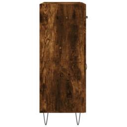 Berkfield Home Sideboard Smoked Oak 69.5x34x90 cm Engineered Wood in Brown - thumbnail 7