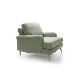 Abakus Direct Harper Armchair - Durable & Easy Clean Upholstery in Green - thumbnail 4