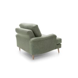 Abakus Direct Harper Armchair - Durable & Easy Clean Upholstery in Green - thumbnail 6