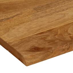 Berkfield Home Table Top Live Edge 110x80x3.8 cm Solid Wood Mango in Brown - thumbnail 6