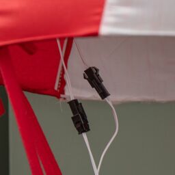 Samuel Alexander Battery Operated Musical Parachuting Reindeer with Leg Kicking Motion in Red - thumbnail 6