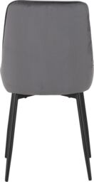 Seconique Quebec Straight Edge Dining Set with Avery Chairs in Grey - thumbnail 9